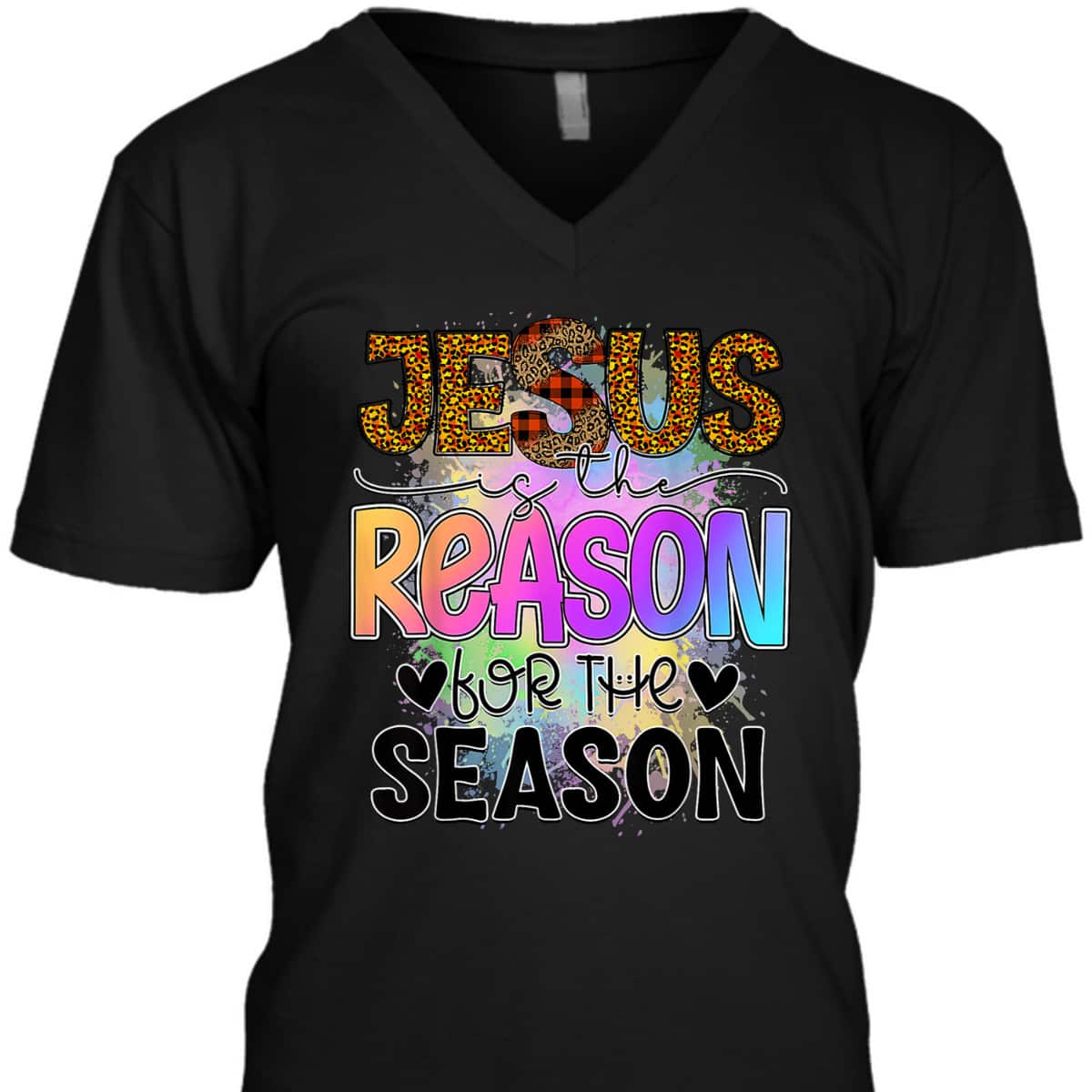 Christmas Christian Jesus The Reason Xmas Holiday Season T-Shirt