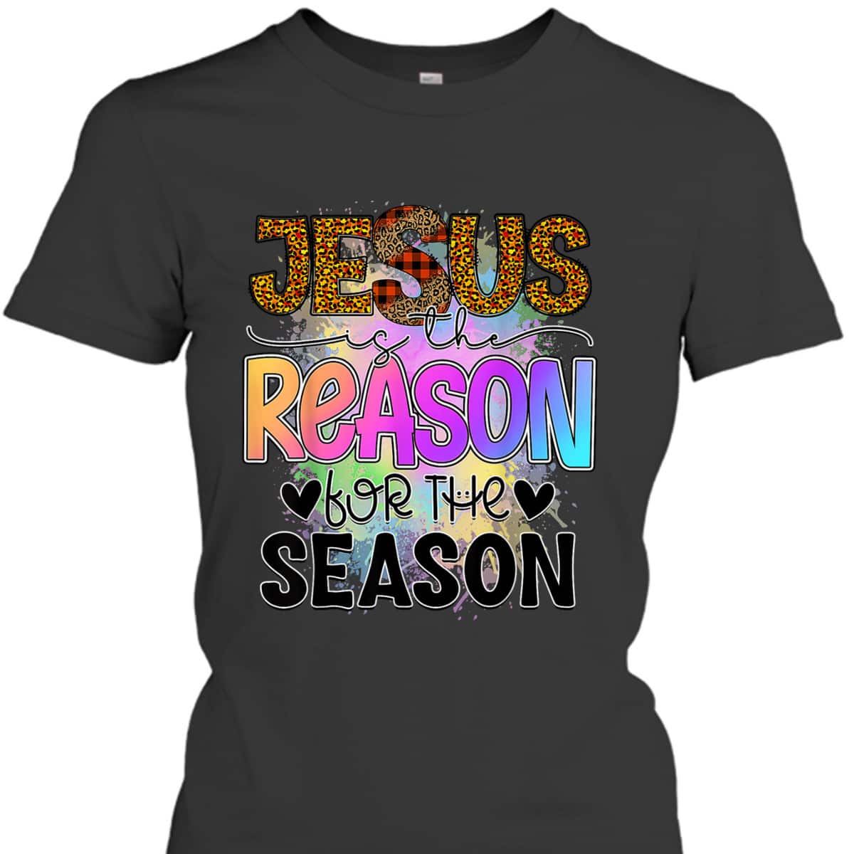 Christmas Christian Jesus The Reason Xmas Holiday Season T-Shirt