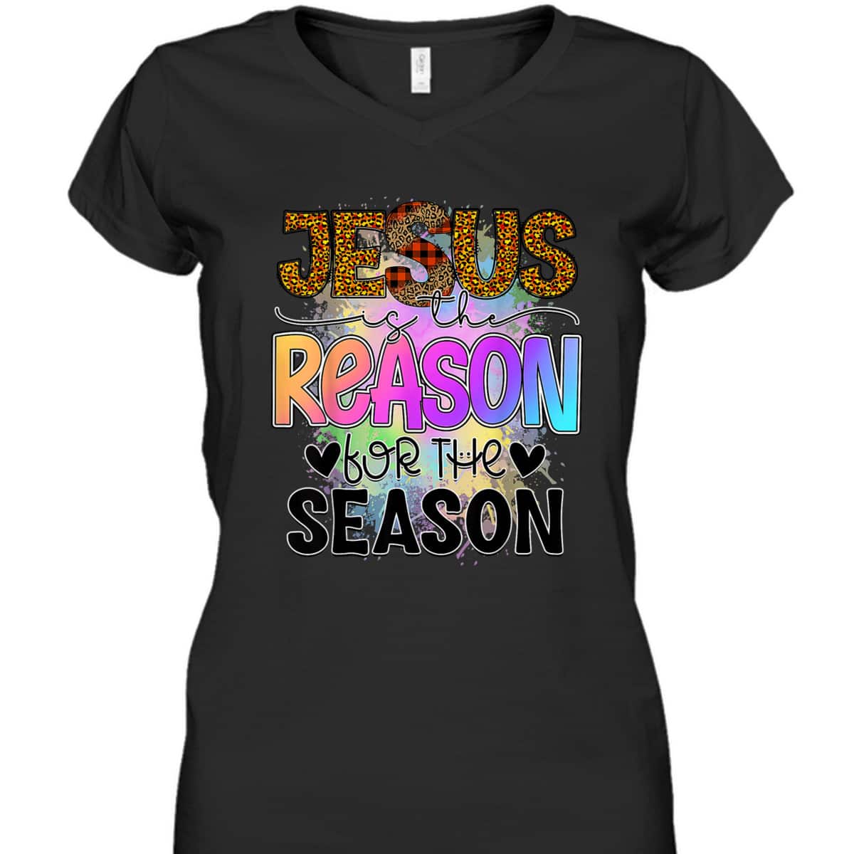 Christmas Christian Jesus The Reason Xmas Holiday Season T-Shirt