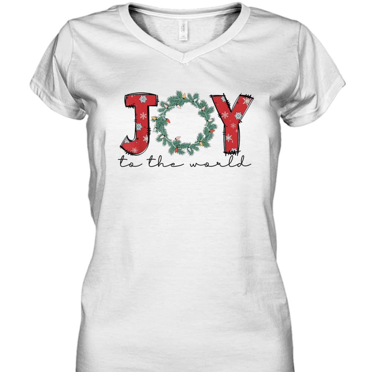 Joy To The World Christian Christmas Jesus Birth Xmas Pajama T-Shirt
