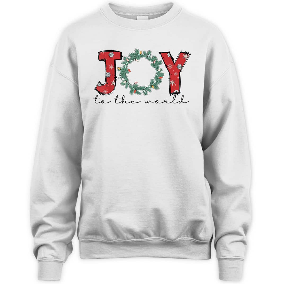 Joy To The World Christian Christmas Jesus Birth Xmas Pajama T-Shirt