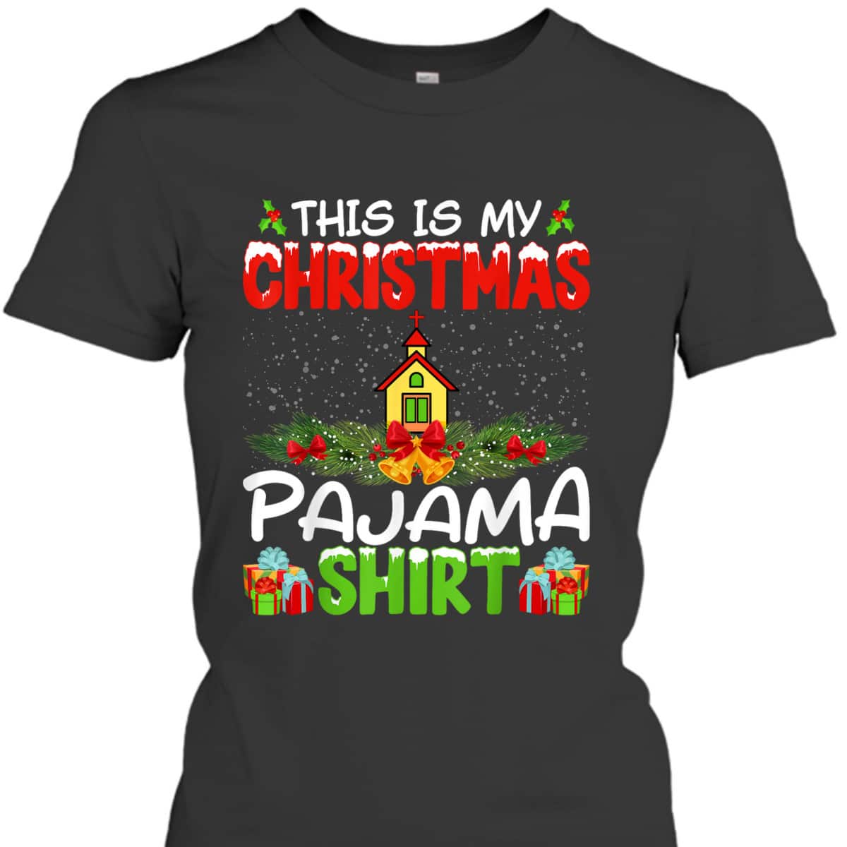Pastor Christian Church Xmas Pajama Christmas Holiday T-Shirt