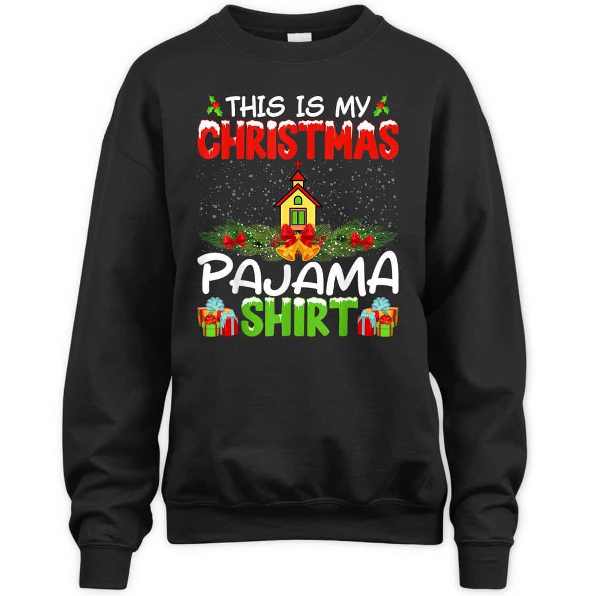Pastor Christian Church Xmas Pajama Christmas Holiday T-Shirt