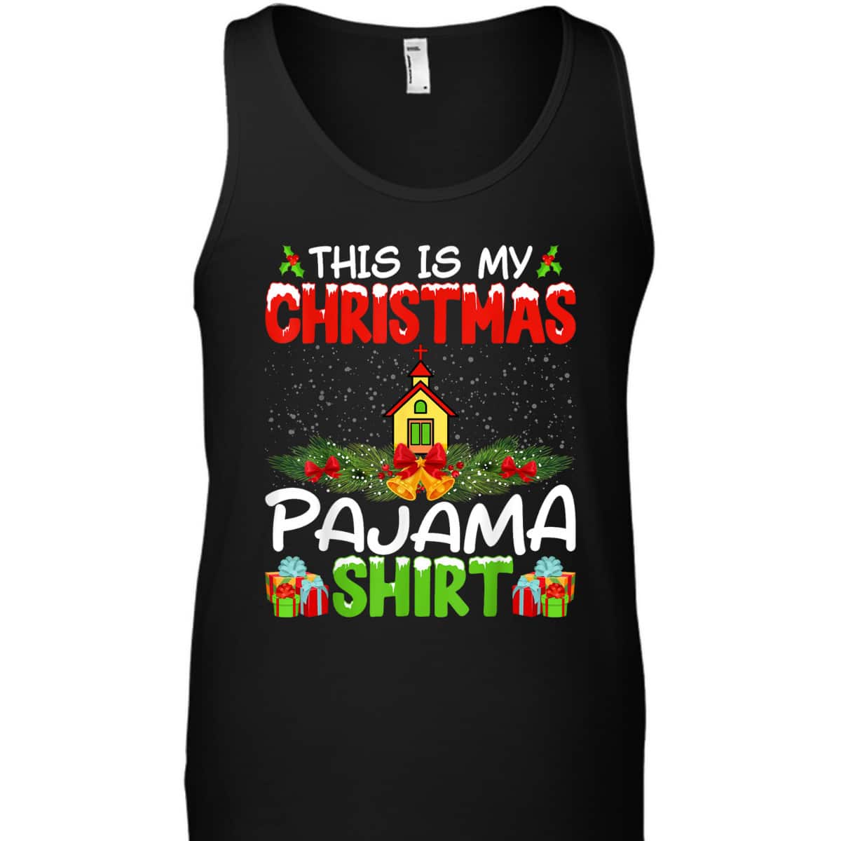 Pastor Christian Church Xmas Pajama Christmas Holiday T-Shirt