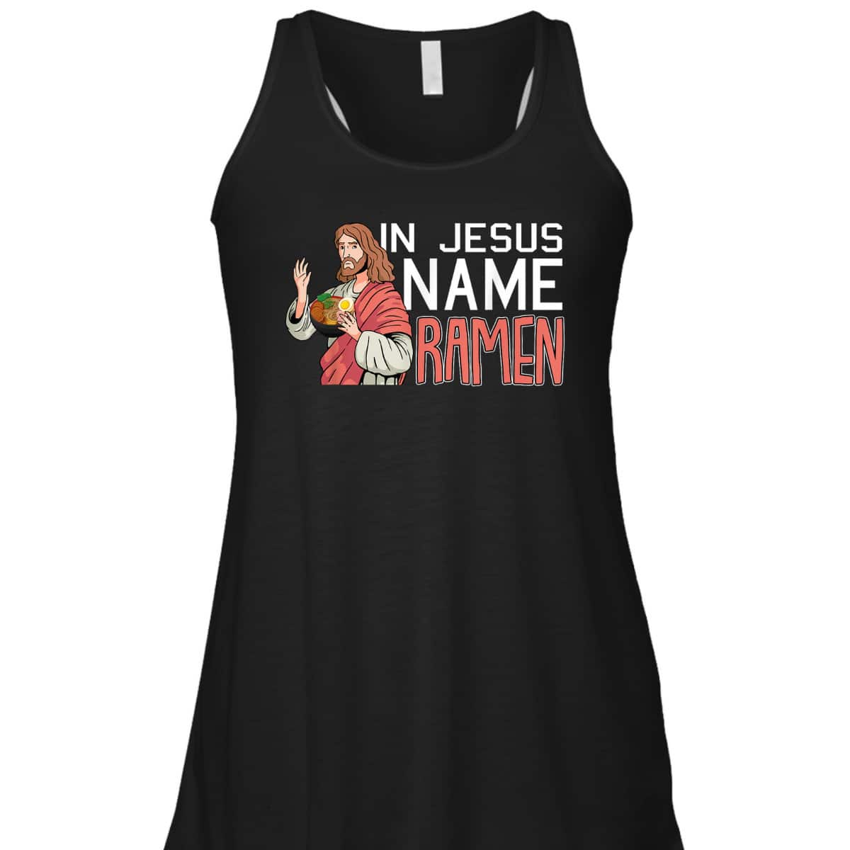 In Jesus Name Ramen Funny Japanese Christian T-Shirt In Jesus Name Ramen Funny Japanese Christian T-Shirt