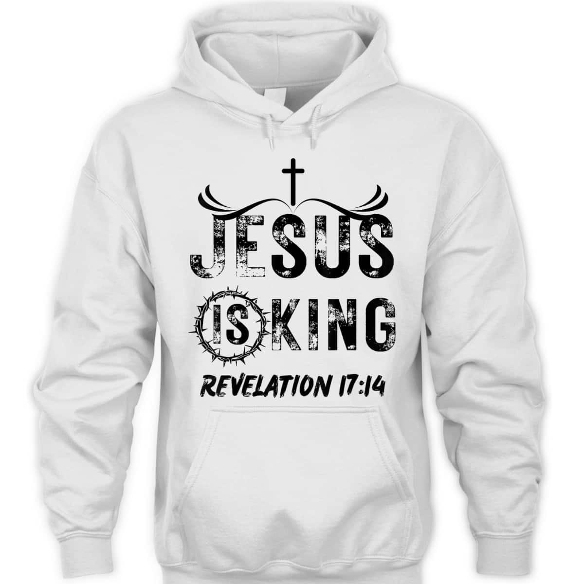 Jesus Is King Christian Faith Religious Bible Verse Revelation 17:14 T-Shirt Jesus Is King Christian Faith Religious Bible Verse Revelation 17:14 T-Shirt