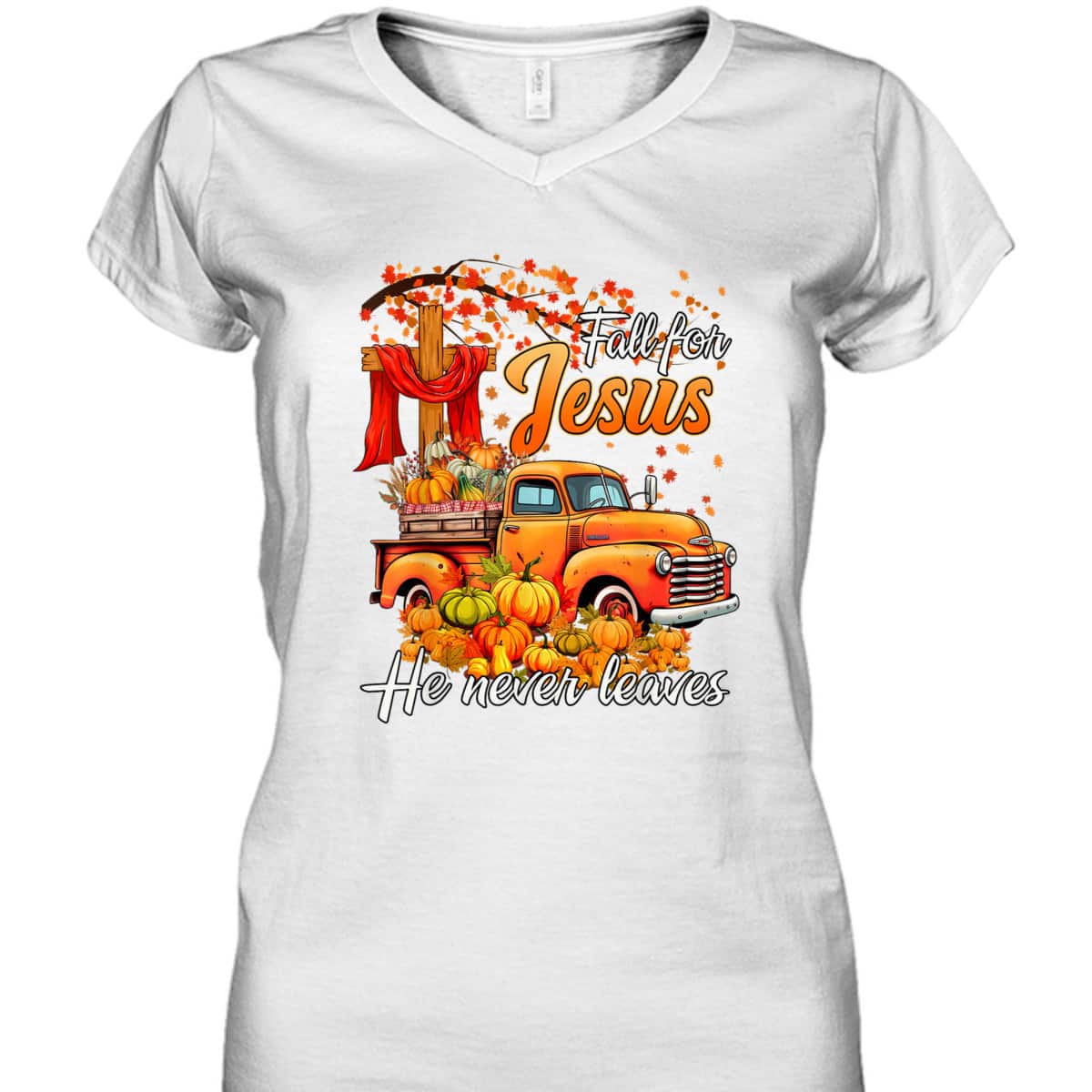 Fall For Jesus He Never Leaves Men Fall Season Halloween Thanksgiving T-Shirt Fall For Jesus He Never Leaves Men Fall Season Halloween Thanksgiving T-Shirt