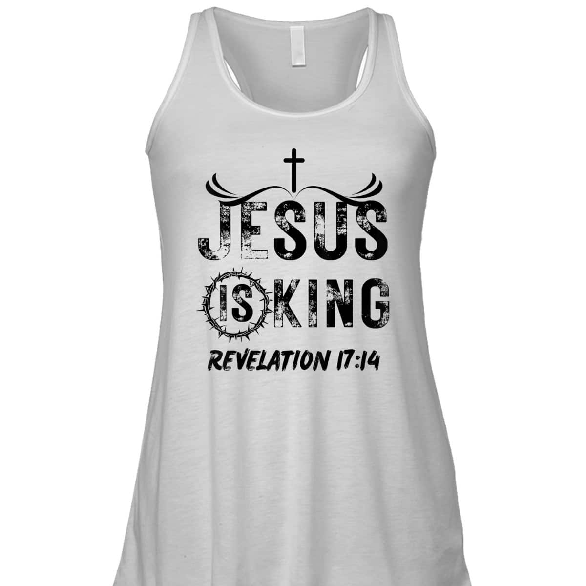 Jesus Is King Christian Faith Religious Bible Verse Revelation 17:14 T-Shirt Jesus Is King Christian Faith Religious Bible Verse Revelation 17:14 T-Shirt