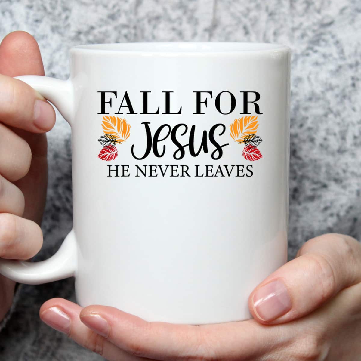 Fall For Jesus He Never Leaves Halloween Christian Thanksgiving Dinner T-Shirt Fall For Jesus He Never Leaves Halloween Christian Thanksgiving Dinner T-Shirt