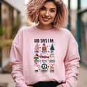 God Says I Am Christmas Bible Verses Christmas Religious T-Shirt
