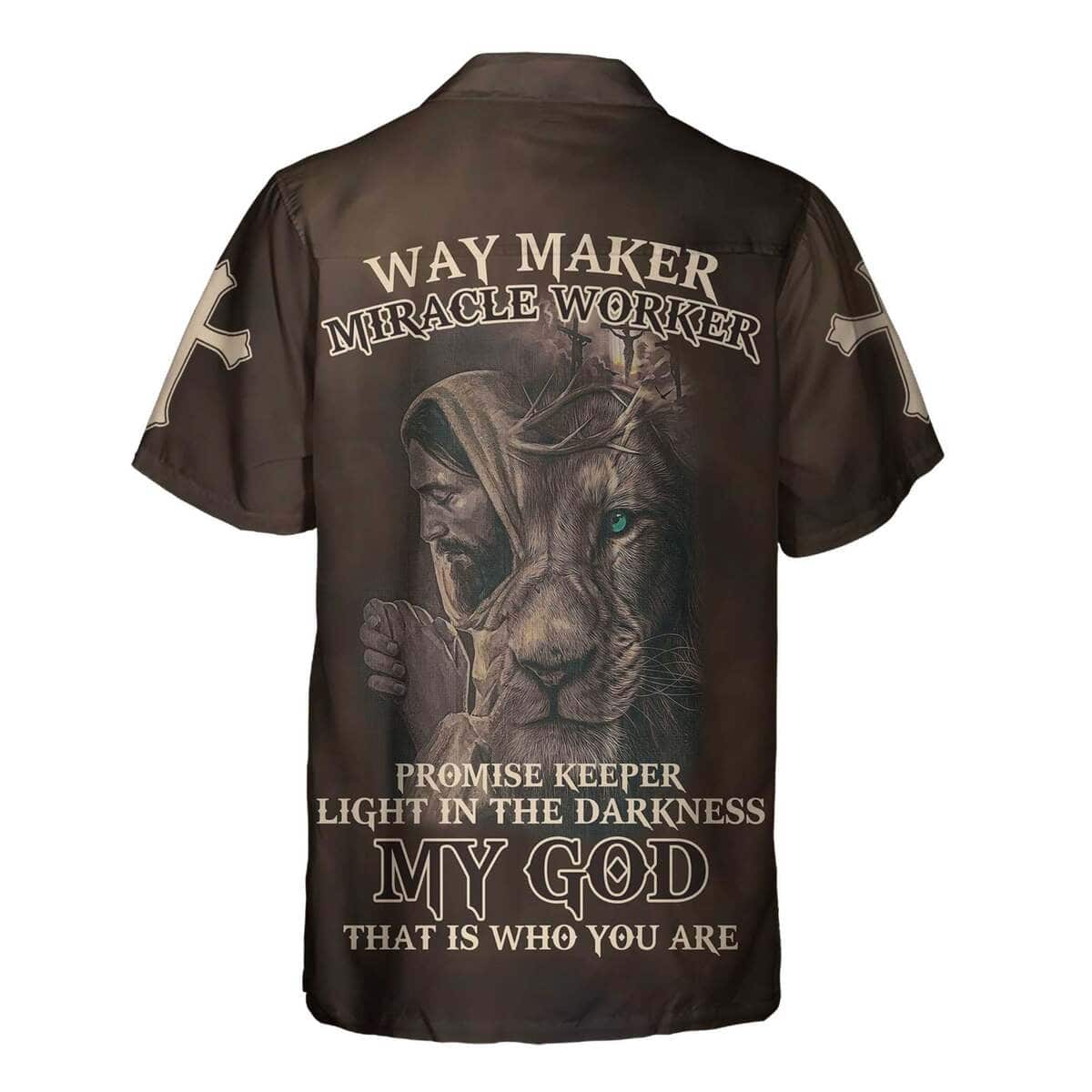 Christian Hawaiian Shirt Jesus Is My Savior Bible Verse Way Maker My God That Is Who You Are Christian Hawaiian Shirt Jesus Is My Savior Bible Verse Way Maker My God That Is Who You Are