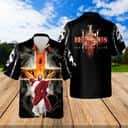 Jesus Saved My Life Lion Cross Religious Christian Hawaiian Shirt Jesus Saved My Life Lion Cross Religious Christian Hawaiian Shirt