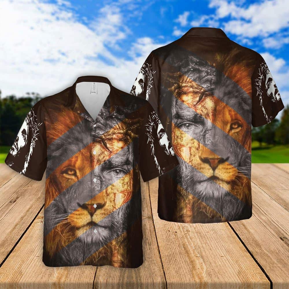 Jesus Lion Religious Christian Faith Religious Hawaiian Shirt Jesus Lion Religious Christian Faith Religious Hawaiian Shirt