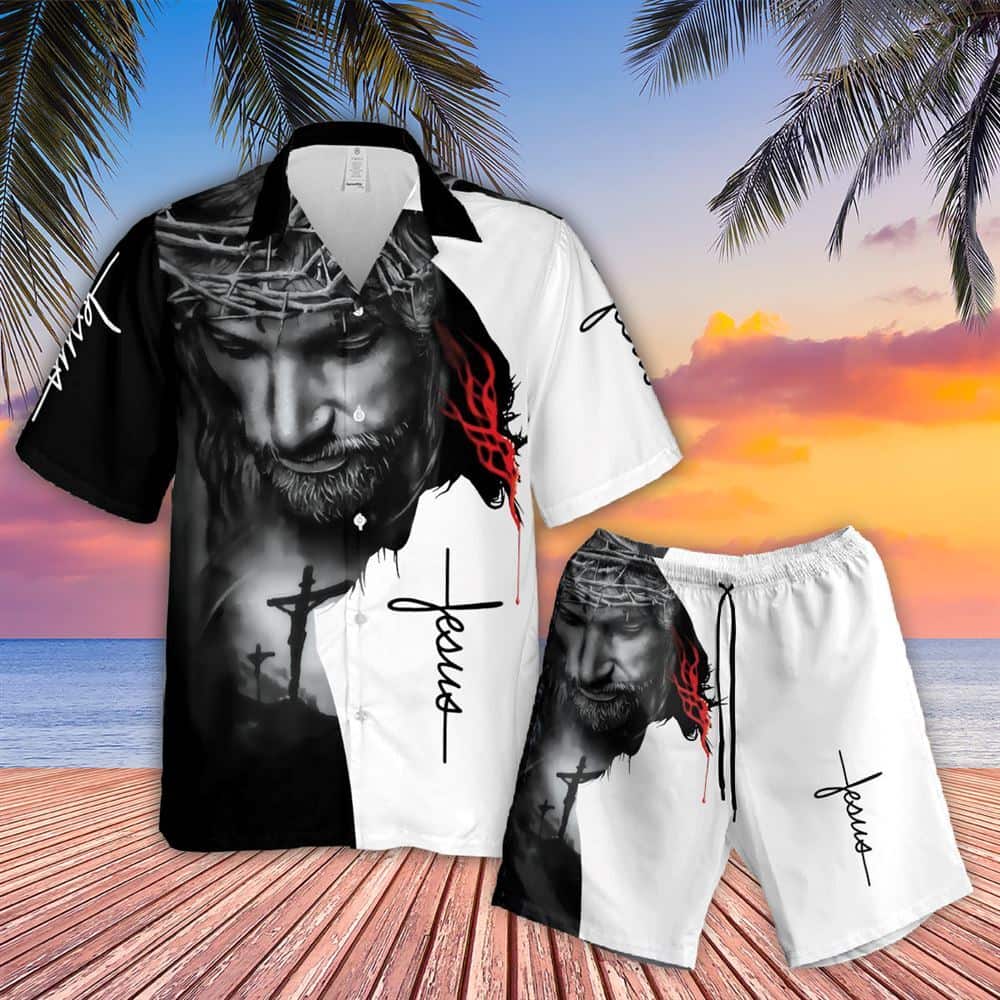 Jesus Faith Religious Christian US Flag Cross 4th Of July Hawaiian Shirt Jesus Faith Religious Christian US Flag Cross 4th Of July Hawaiian Shirt