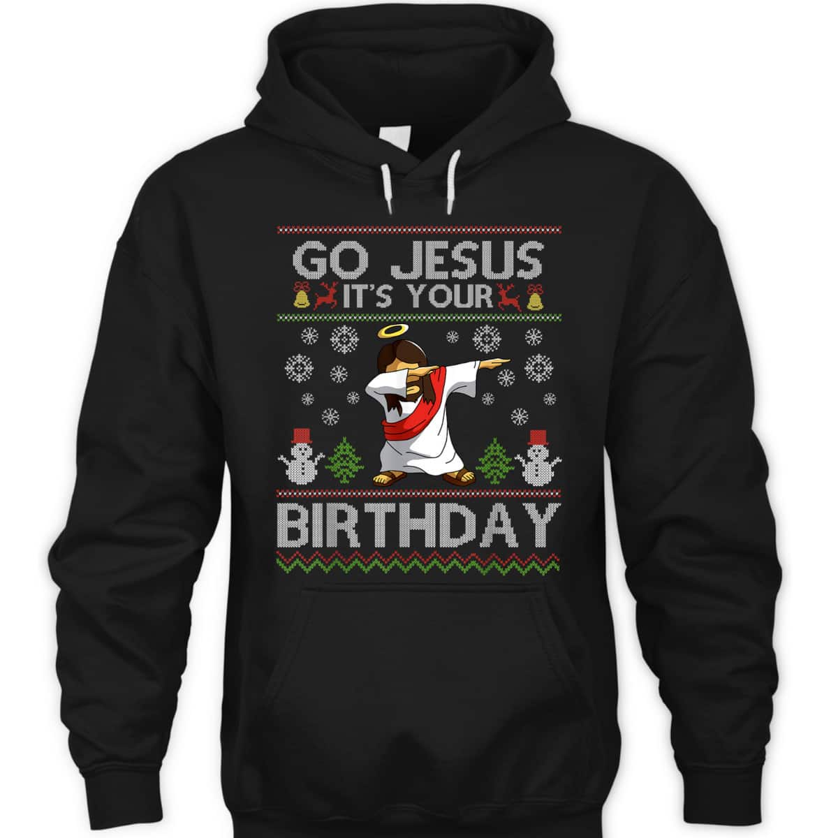 Christian Go Jesus It's Your Birthday Dabbing Christmas T-Shirt