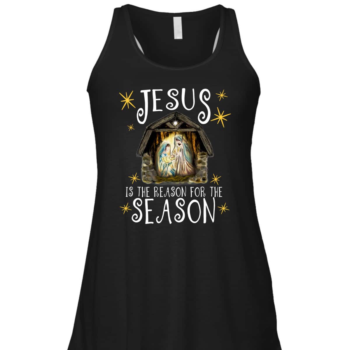 Christmas Nativity Jesus Is The Reason For The Season Manger Christian T-Shirt Christmas Nativity Jesus Is The Reason For The Season Manger Christian T-Shirt