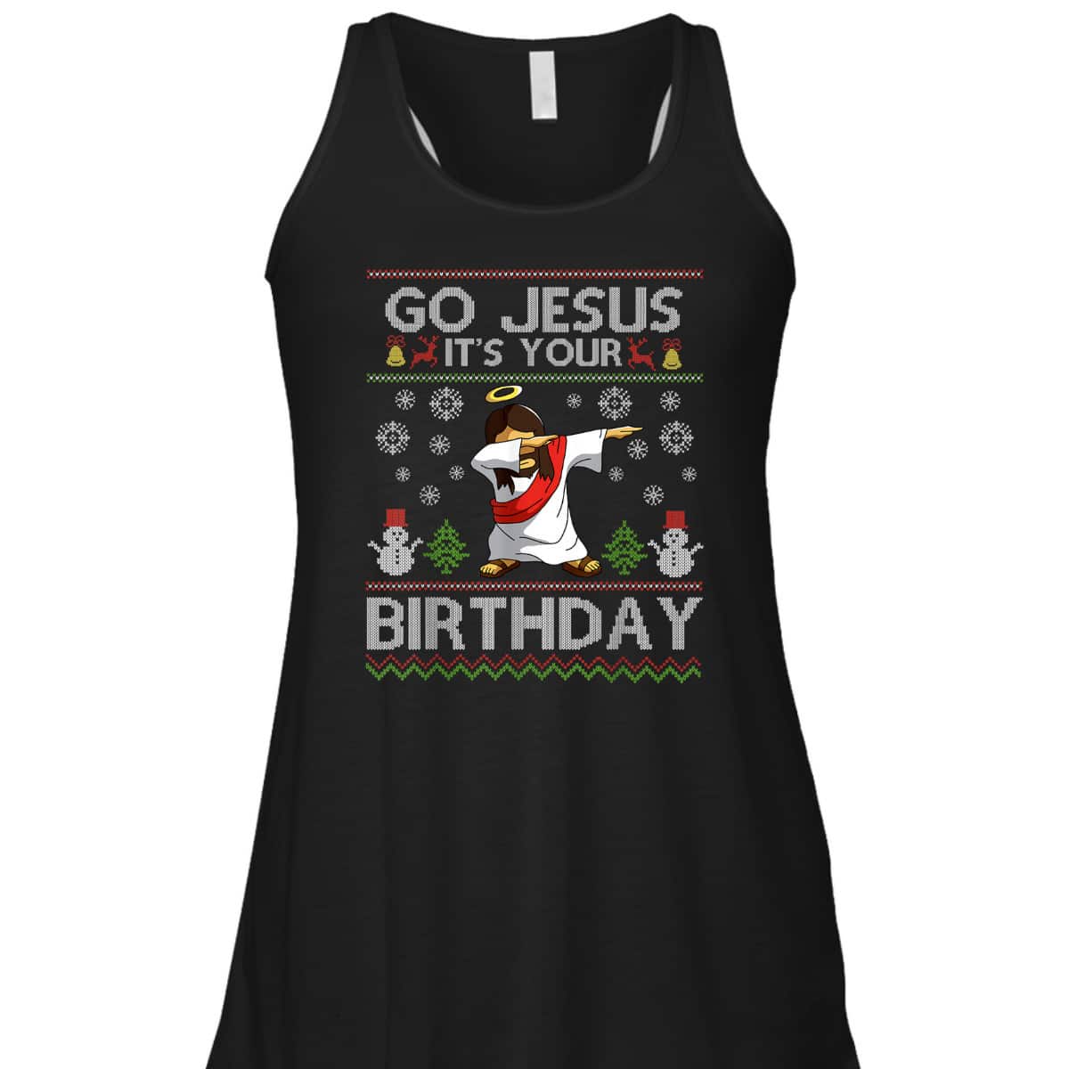 Christian Go Jesus It's Your Birthday Dabbing Christmas T-Shirt