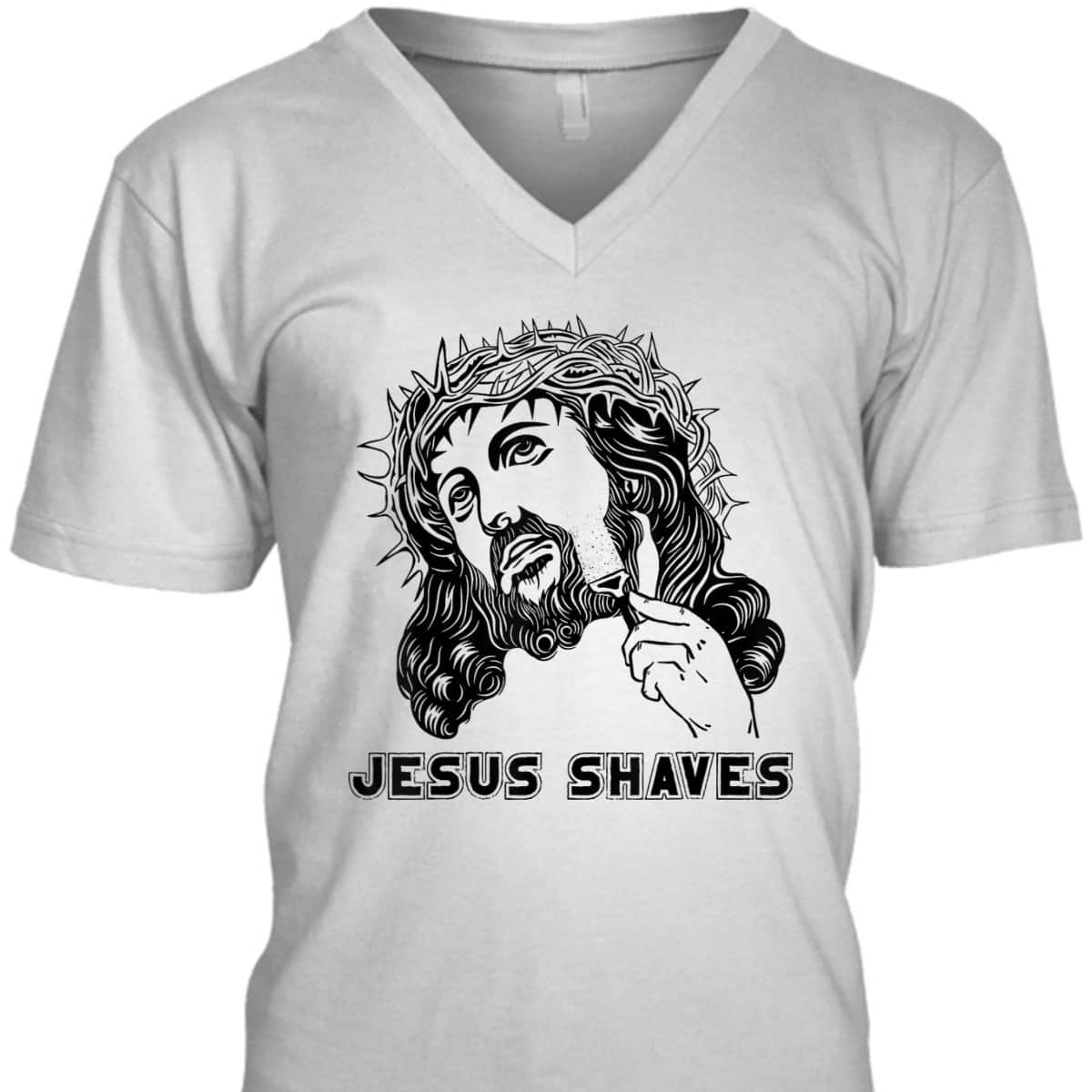Jesus Shave God Bible Cross Faith Funny Christian T-Shirt Jesus Shave God Bible Cross Faith Funny Christian T-Shirt