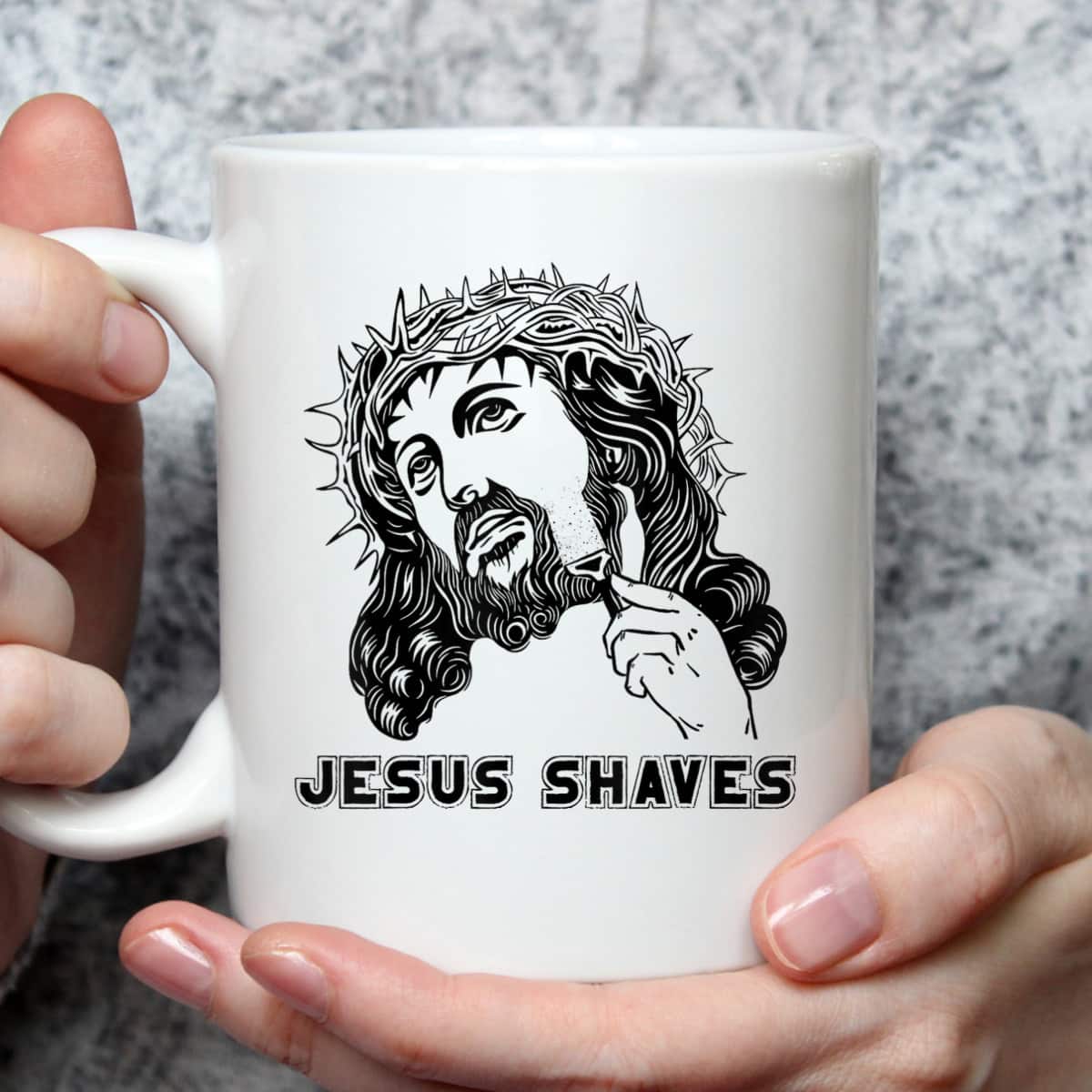 Jesus Shave God Bible Cross Faith Funny Christian T-Shirt Jesus Shave God Bible Cross Faith Funny Christian T-Shirt