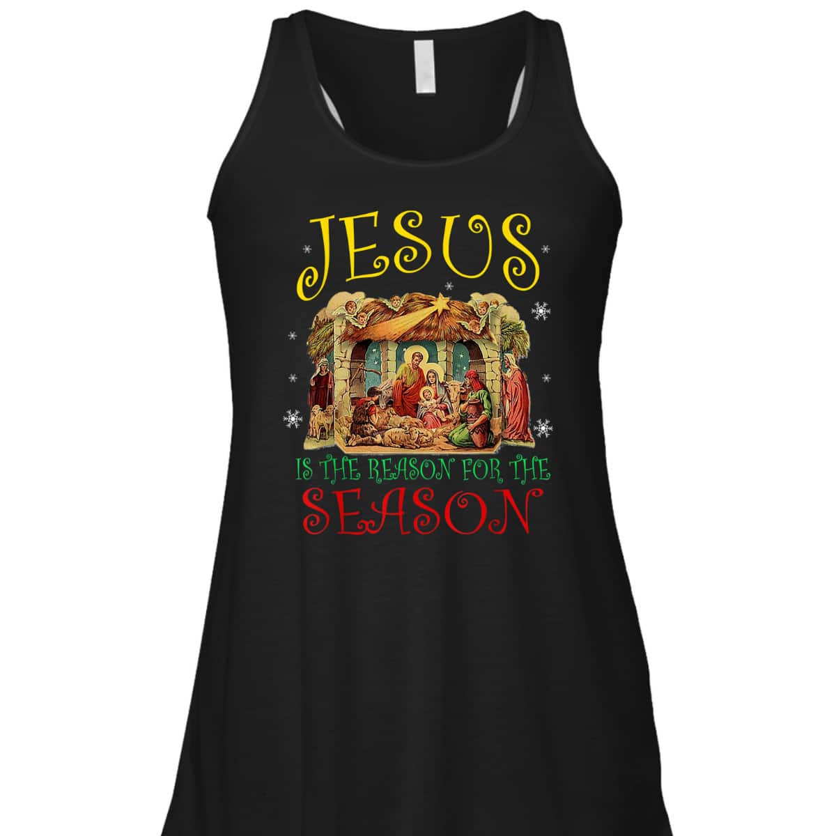 Christian Christmas Nativity Jesus Is The Reason For The Season Manger T-Shirt Christian Christmas Nativity Jesus Is The Reason For The Season Manger T-Shirt