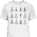 Christian Christmas Tree For Jesus Lover T-Shirt Christian Christmas Tree For Jesus Lover T-Shirt