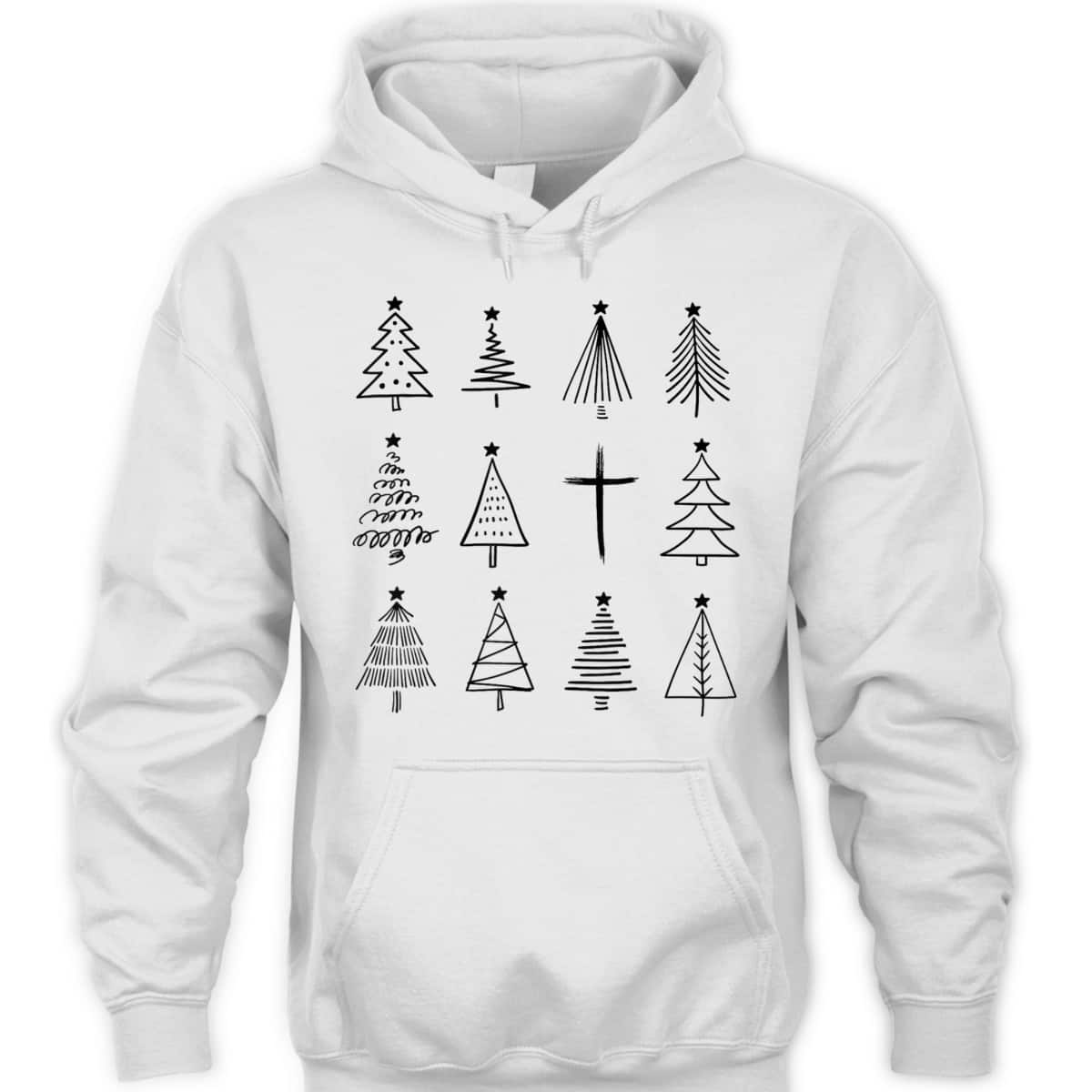 Christian Christmas Tree For Jesus Lover T-Shirt Christian Christmas Tree For Jesus Lover T-Shirt