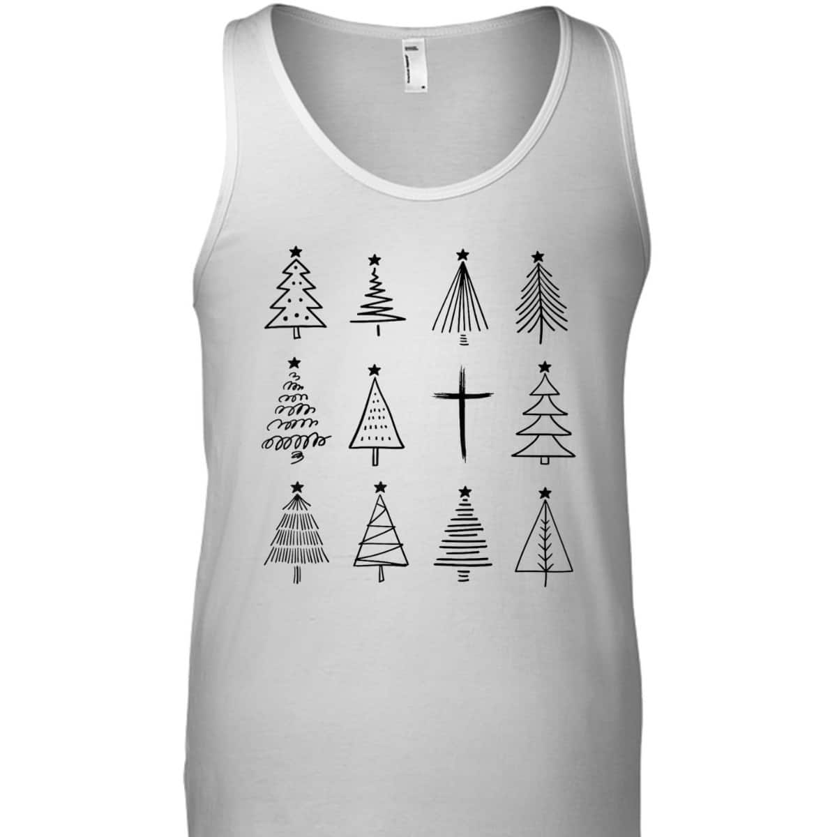 Christian Christmas Tree For Jesus Lover T-Shirt Christian Christmas Tree For Jesus Lover T-Shirt