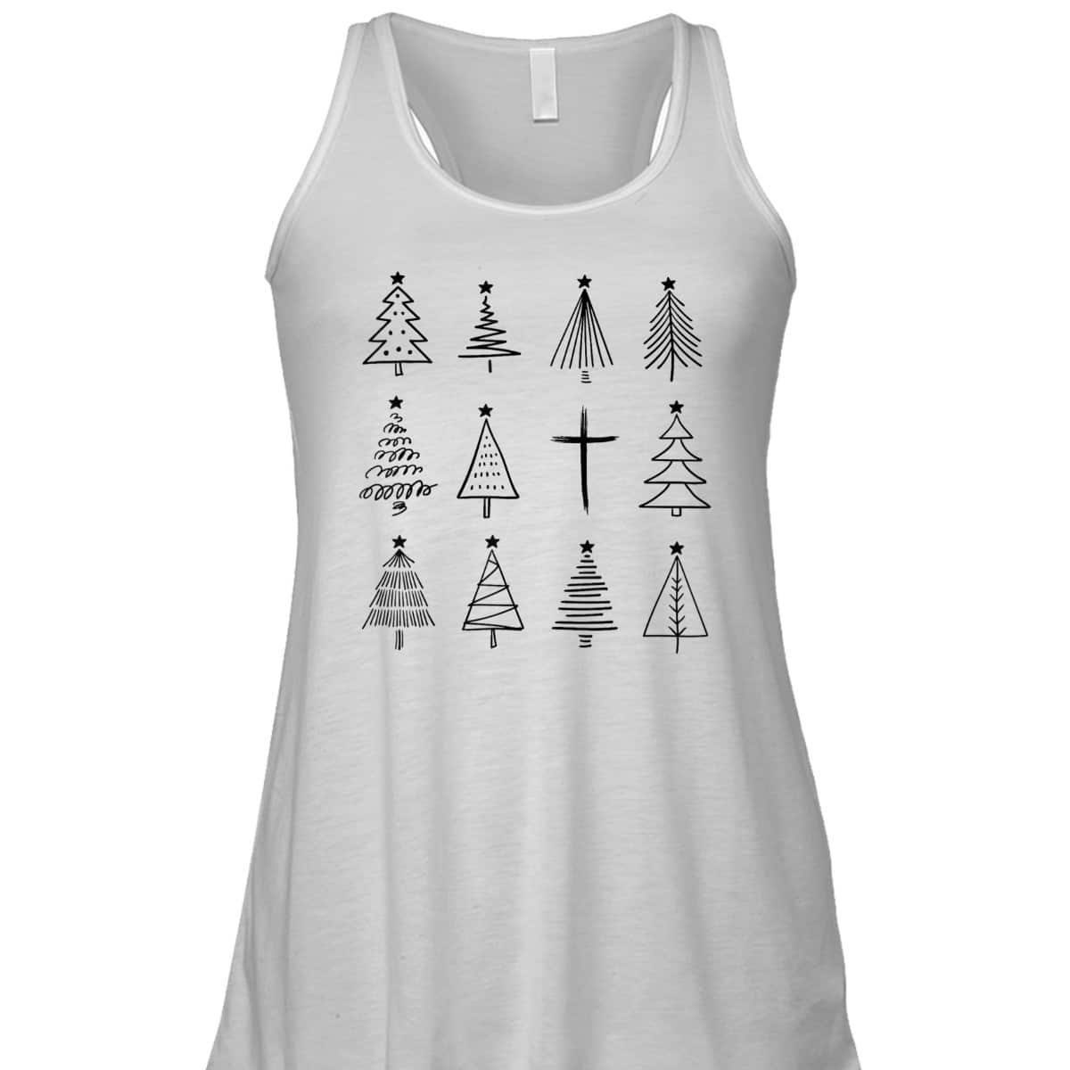 Christian Christmas Tree For Jesus Lover T-Shirt Christian Christmas Tree For Jesus Lover T-Shirt