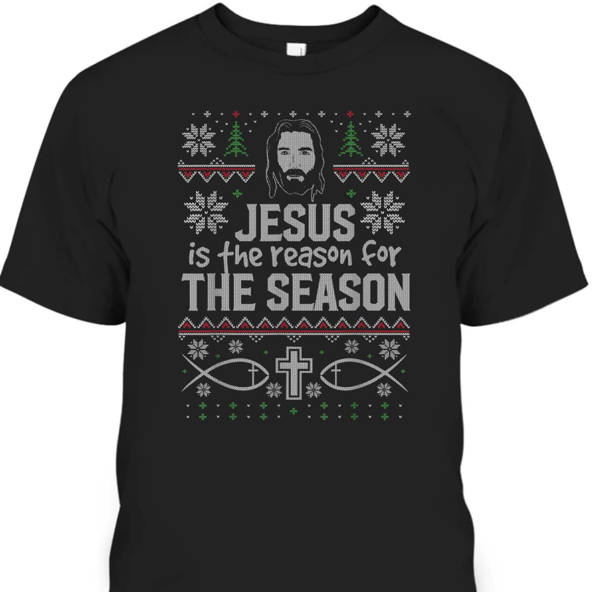 Jesus Is The Reason For The Season Christmas Xmas Religious T-Shirt