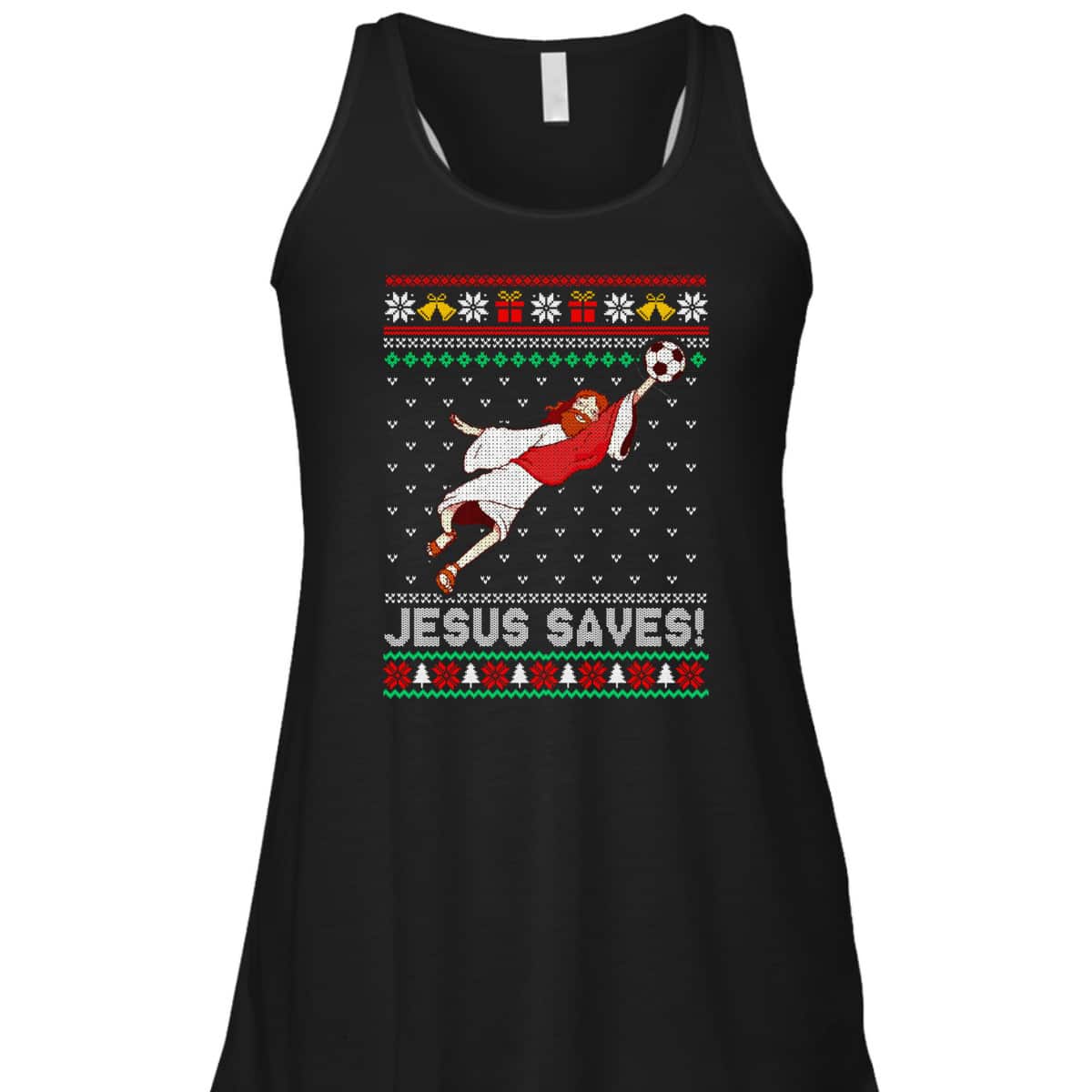 Let's Go Jesus Saves Soccer Goal Keeper Christmas T-Shirt Let's Go Jesus Saves Soccer Goal Keeper Christmas T-Shirt