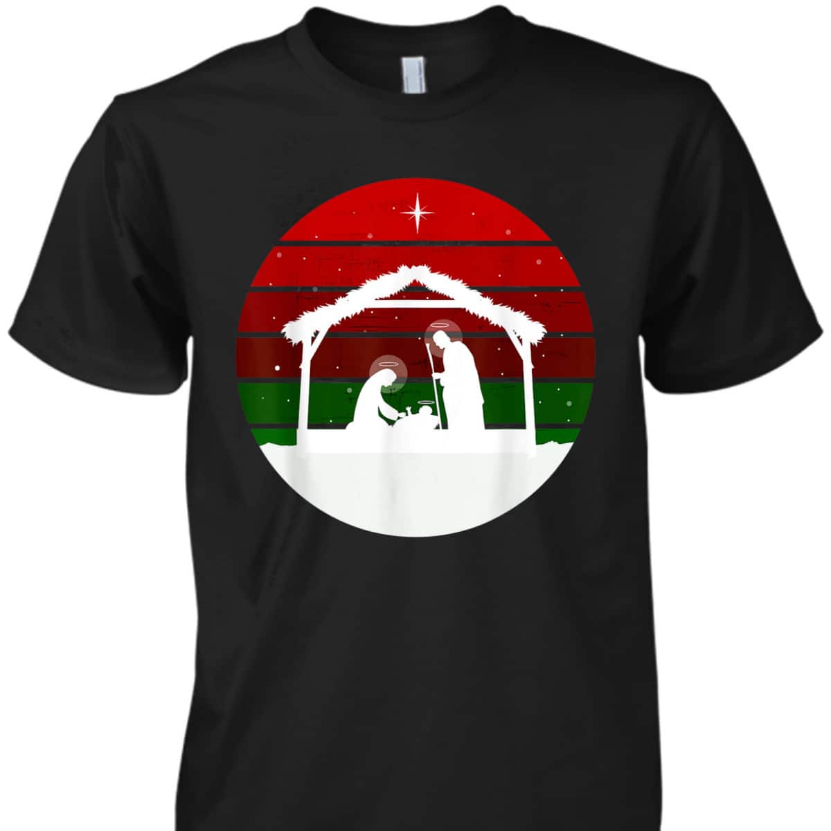 Nativity Scene Christmas Jesus Christ Xmas Religious T-Shirt Nativity Scene Christmas Jesus Christ Xmas Religious T-Shirt