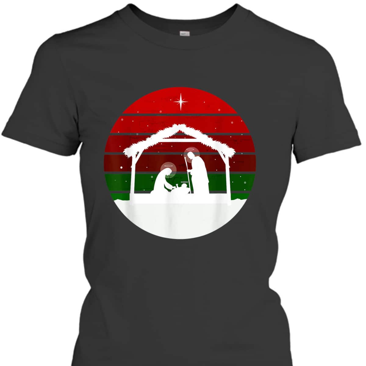 Nativity Scene Christmas Jesus Christ Xmas Religious T-Shirt Nativity Scene Christmas Jesus Christ Xmas Religious T-Shirt