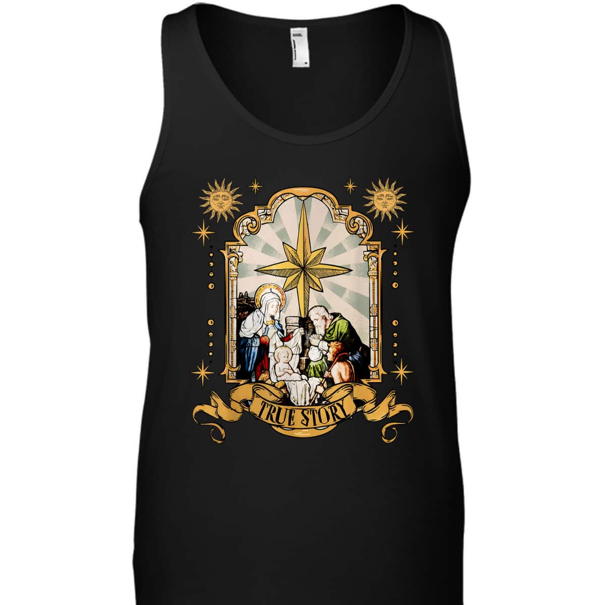 True Story Jesus Religious Nativity Christian Christmas Xmas T-Shirt True Story Jesus Religious Nativity Christian Christmas Xmas T-Shirt