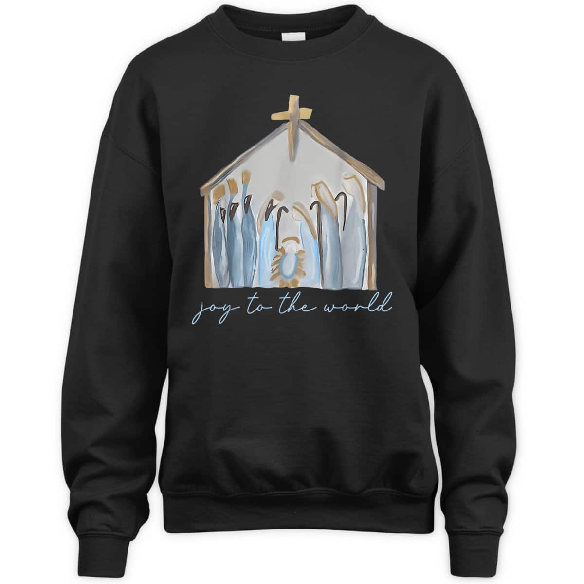 Nativity Christmas Christian Jesus Joy The World Faith T-Shirt Nativity Christmas Christian Jesus Joy The World Faith T-Shirt