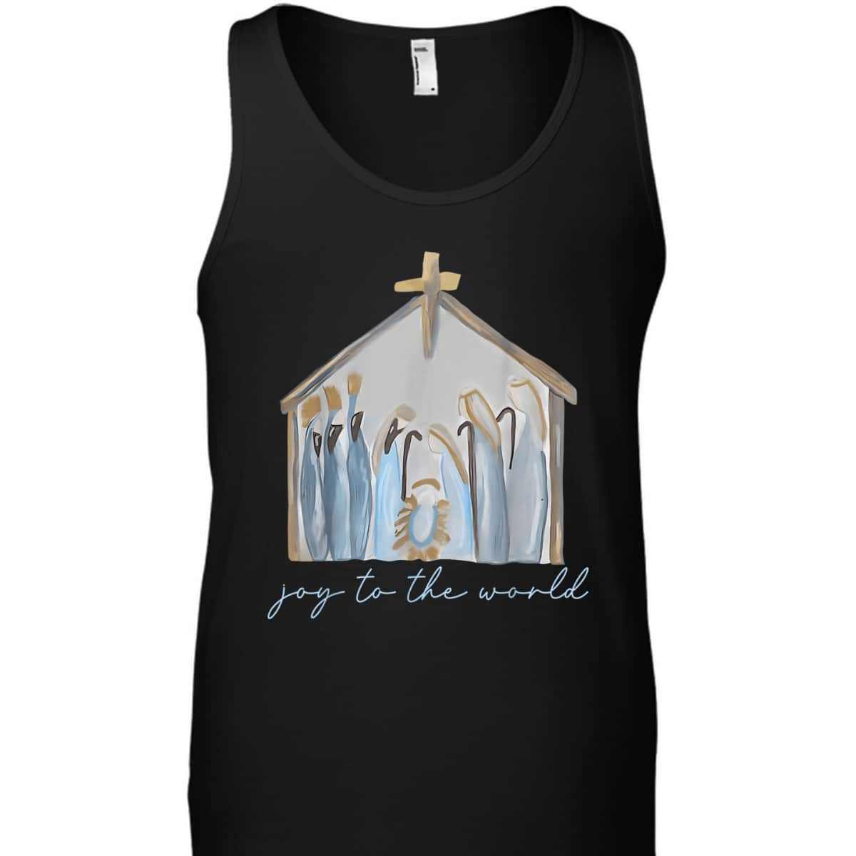 Nativity Christmas Christian Jesus Joy The World Faith T-Shirt Nativity Christmas Christian Jesus Joy The World Faith T-Shirt