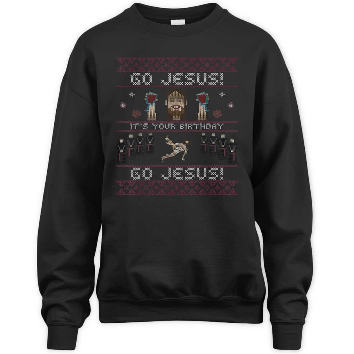 Go Jesus It's Your Birthday Christmas Xmas Jesus Dancing T-Shirt Go Jesus It's Your Birthday Christmas Xmas Jesus Dancing T-Shirt