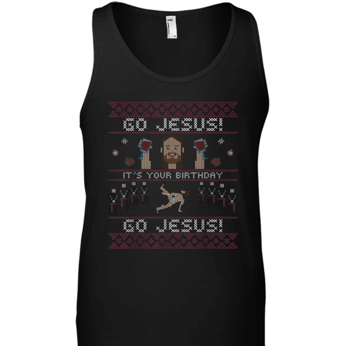Go Jesus It's Your Birthday Christmas Xmas Jesus Dancing T-Shirt Go Jesus It's Your Birthday Christmas Xmas Jesus Dancing T-Shirt