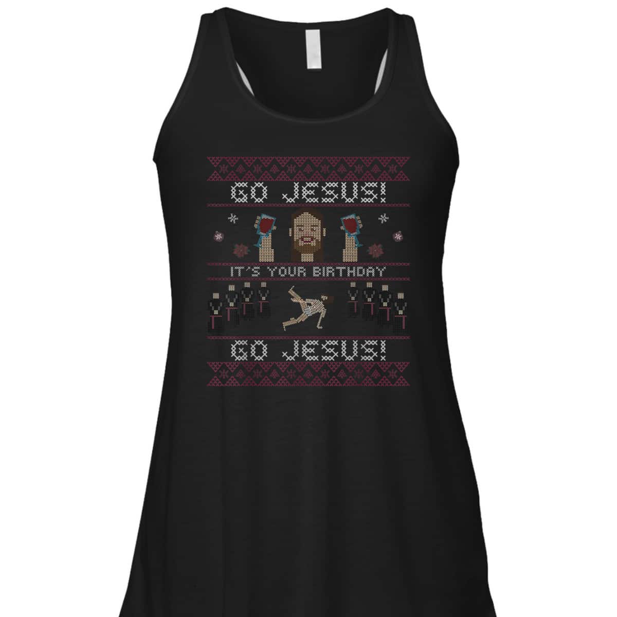 Go Jesus It's Your Birthday Christmas Xmas Jesus Dancing T-Shirt Go Jesus It's Your Birthday Christmas Xmas Jesus Dancing T-Shirt