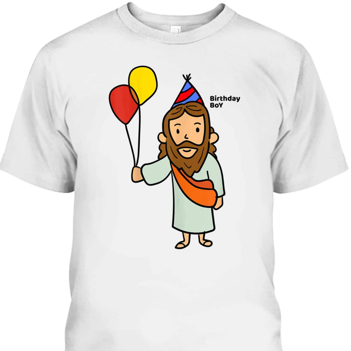 Jesus Birthday Boy Funny Christmas Christ T-Shirt