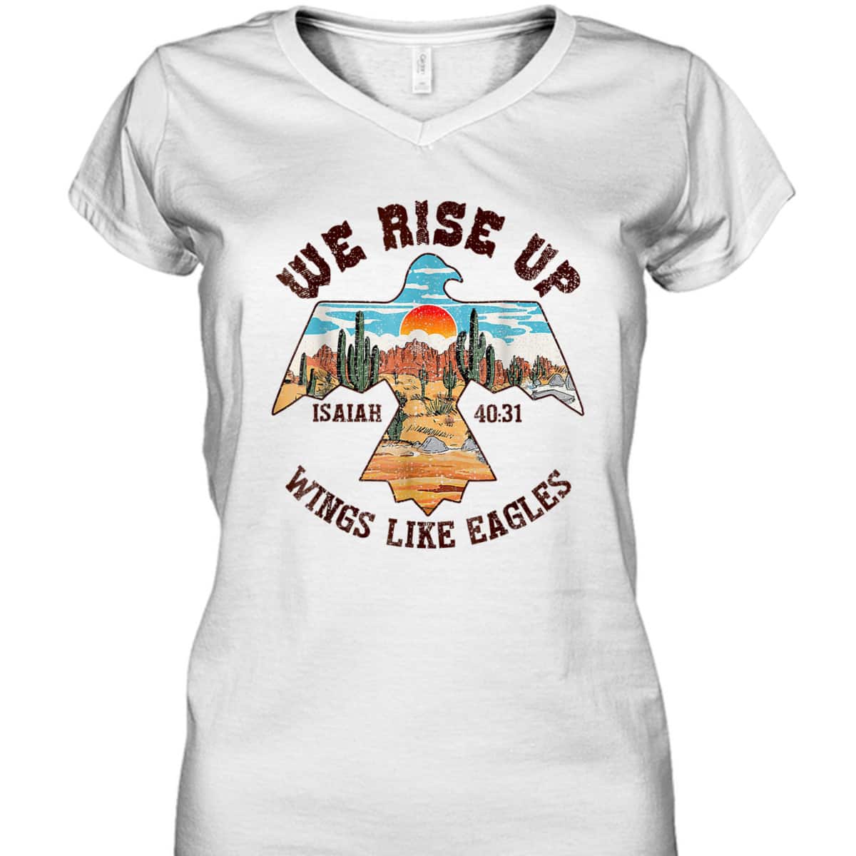 Bible Verse We Rise Up Wings Like Eagles Faith Jesus T-Shirt Bible Verse We Rise Up Wings Like Eagles Faith Jesus T-Shirt