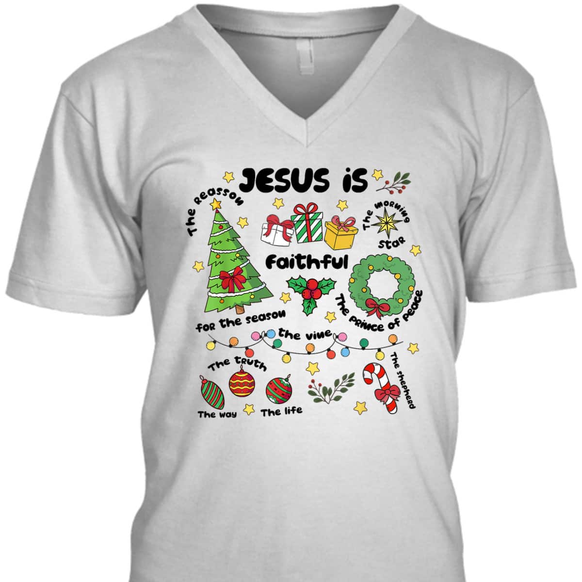 Jesus The Reason For The Season Christmas Xmas Christian Holiday T-Shirt Jesus The Reason For The Season Christmas Xmas Christian Holiday T-Shirt