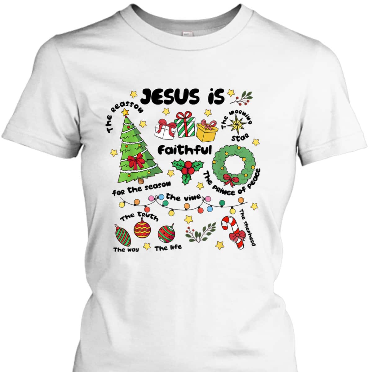 Jesus The Reason For The Season Christmas Xmas Christian Holiday T-Shirt Jesus The Reason For The Season Christmas Xmas Christian Holiday T-Shirt