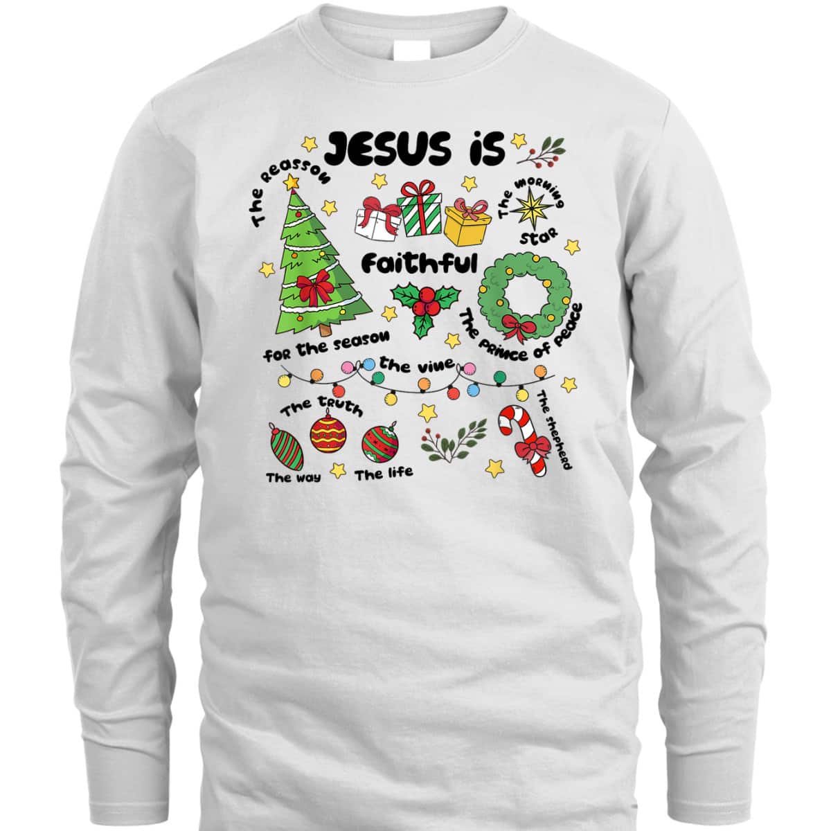 Jesus The Reason For The Season Christmas Xmas Christian Holiday T-Shirt Jesus The Reason For The Season Christmas Xmas Christian Holiday T-Shirt