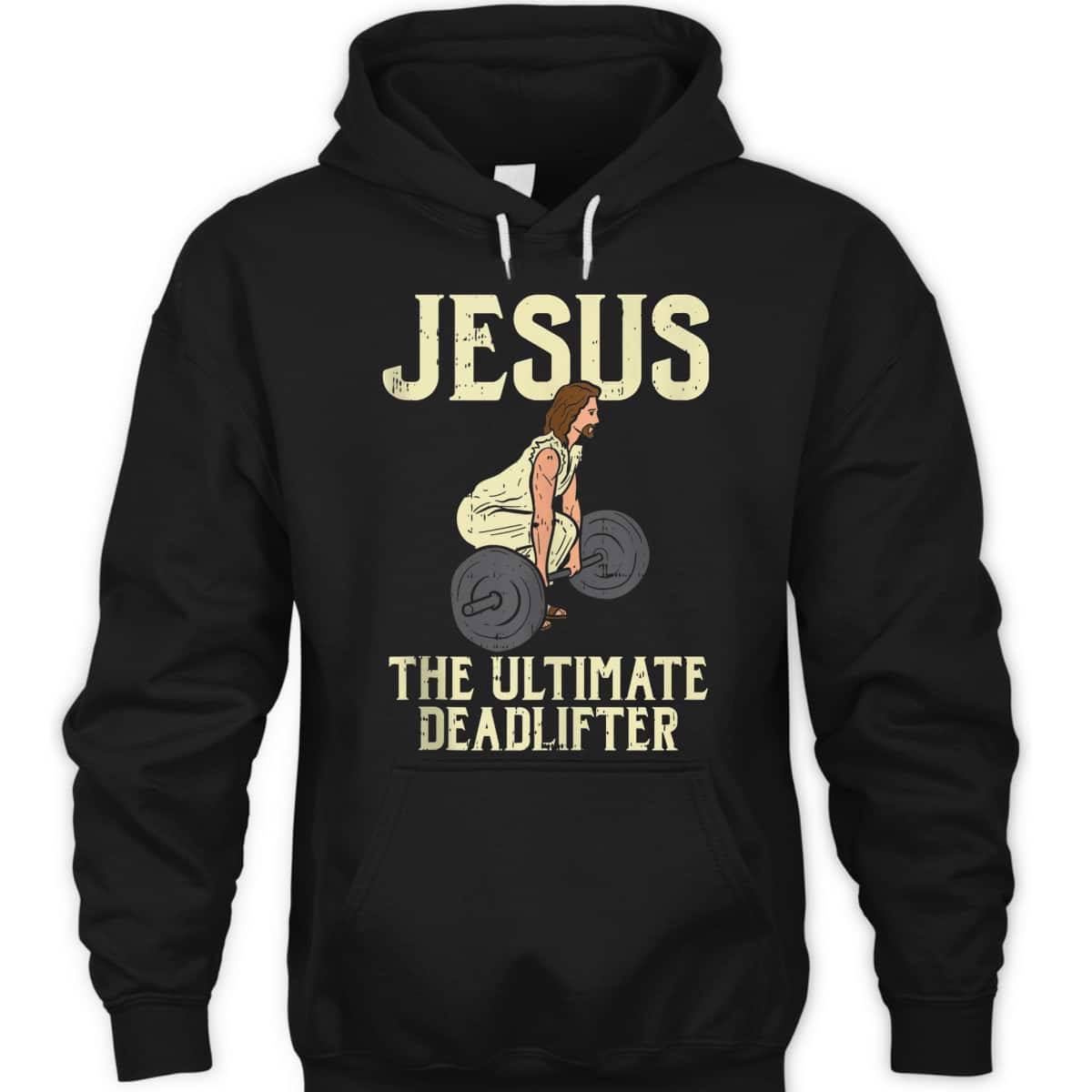 Jesus Deadlift Workout Gym Fitness Funny God Christian T-Shirt Jesus Deadlift Workout Gym Fitness Funny God Christian T-Shirt