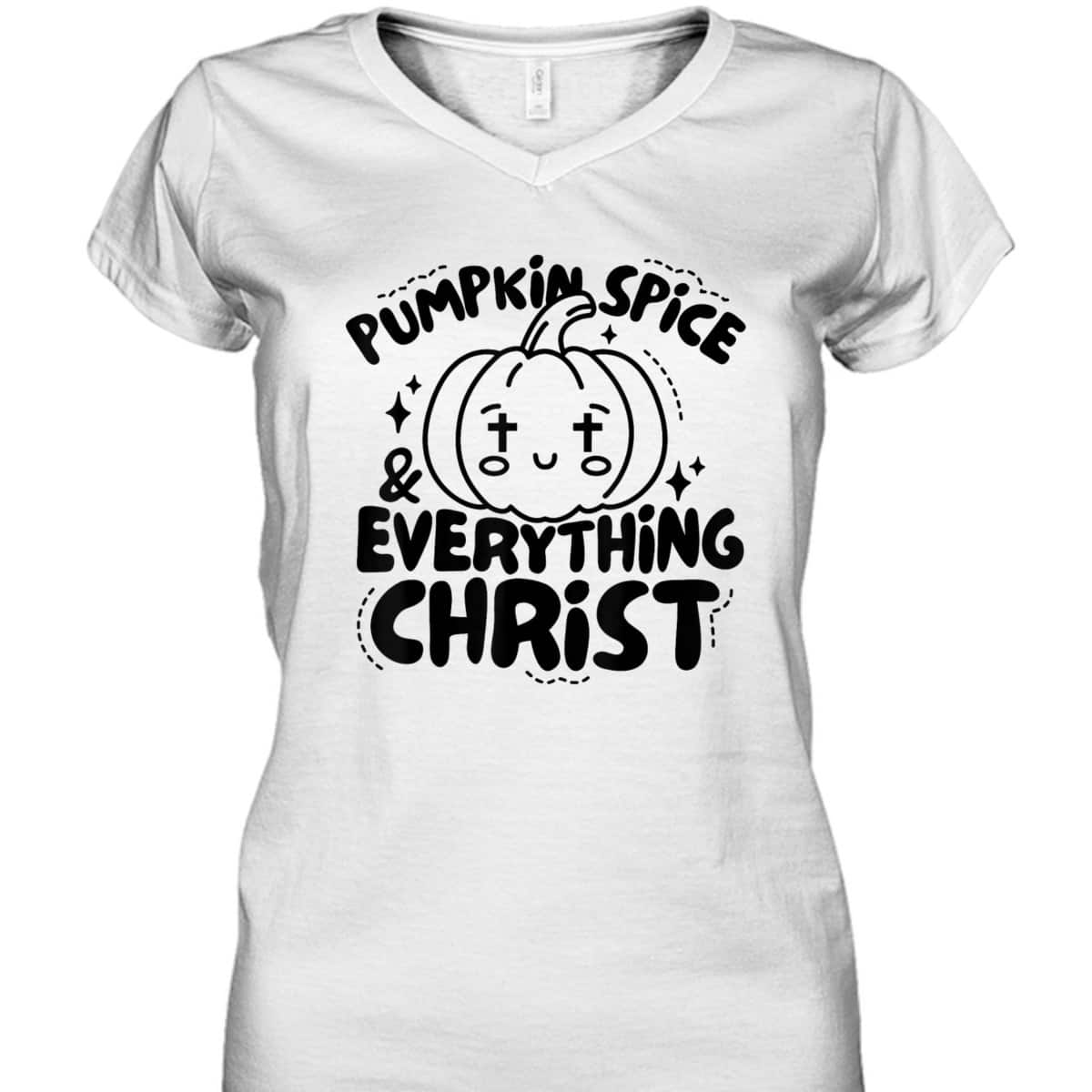 Pumpkin Spice Everything Christ Jesus Christian Halloween T-Shirt Pumpkin Spice Everything Christ Jesus Christian Halloween T-Shirt
