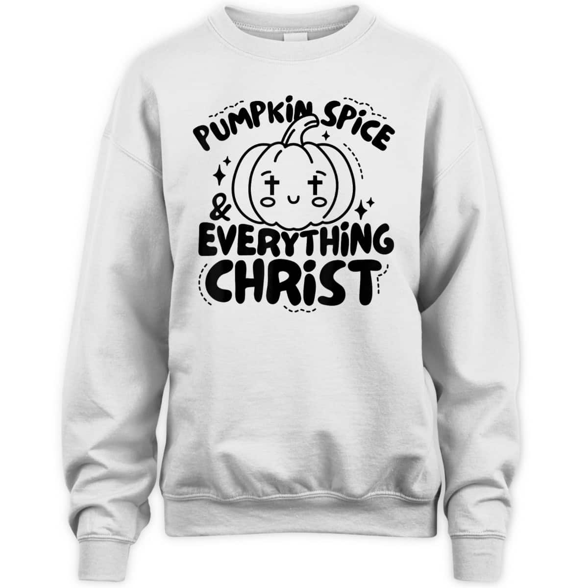 Pumpkin Spice Everything Christ Jesus Christian Halloween T-Shirt Pumpkin Spice Everything Christ Jesus Christian Halloween T-Shirt
