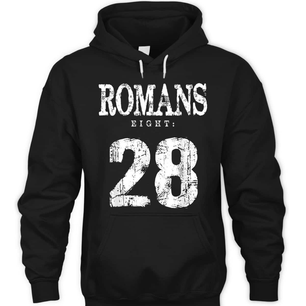 Bible Verse Romans 8:28 Gospel Christian Religious T-Shirt Bible Verse Romans 8:28 Gospel Christian Religious T-Shirt