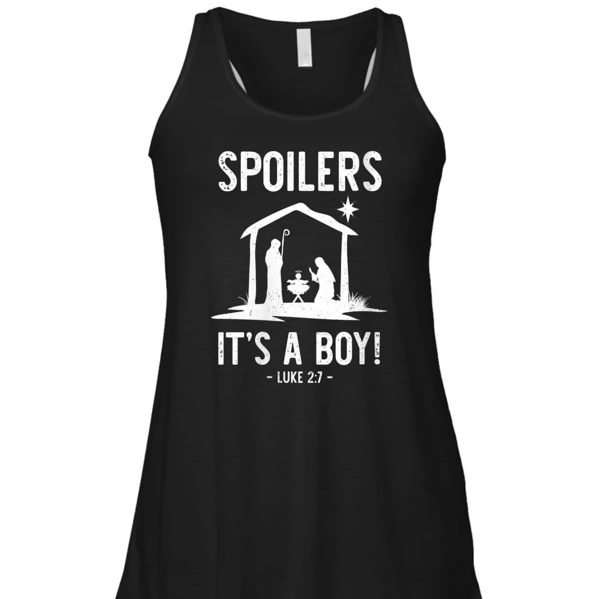 Bible Verse Christmas Spoilers It's A Boy Jesus Birth Christian T-Shirt Bible Verse Christmas Spoilers It's A Boy Jesus Birth Christian T-Shirt