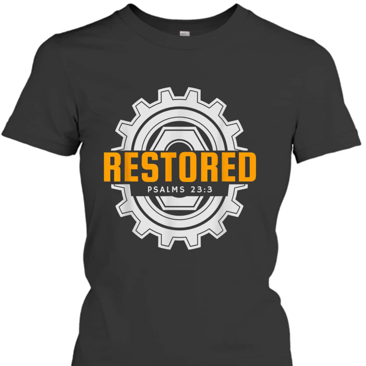 Mechanic Christian Restored Jesus Bible Verse Religious T-Shirt Mechanic Christian Restored Jesus Bible Verse Religious T-Shirt