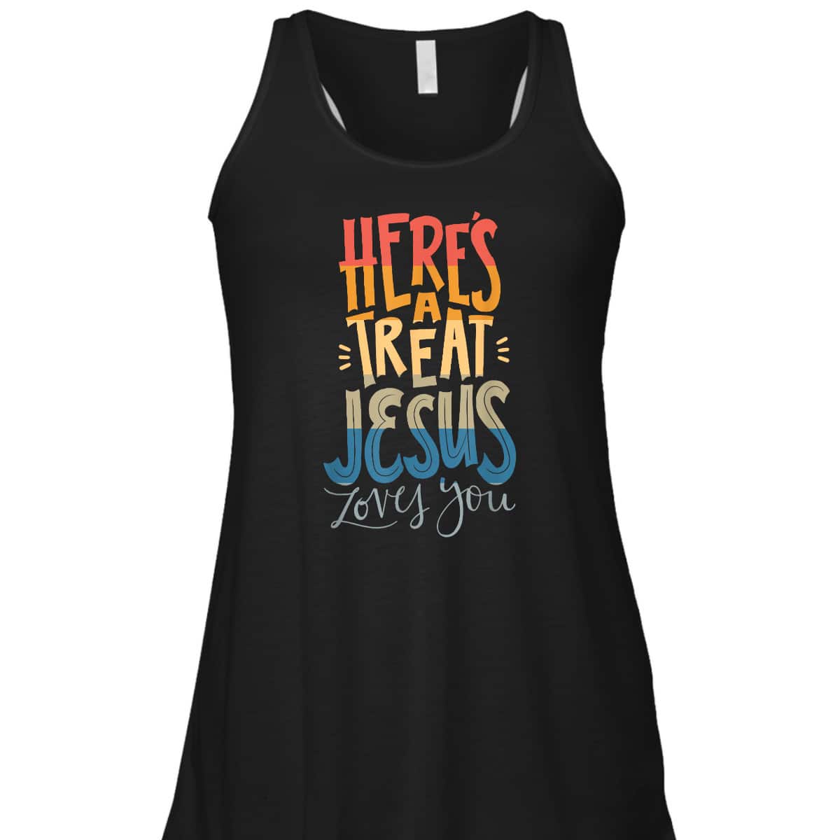 Here's A Treat Jesus Loves You Christian Halloween T-Shirt Here's A Treat Jesus Loves You Christian Halloween T-Shirt